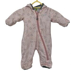 Baby fall spring suit with mittens and slippers size 3months